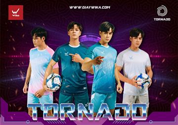 CHÍNH THỨC MỞ BÁN SIÊU PHẨM ÁO ĐẤU TORNADO. Mặc Tornado và trở thành Cơn Lốc thực sự trên sân cỏ.