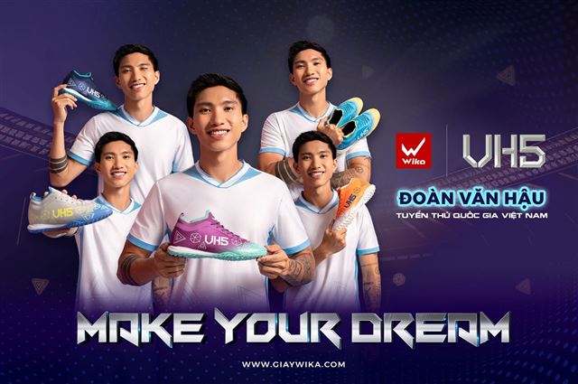 WIKA RA MẮT MẪU GIÀY VH5 HỢP TÁC CÙNG TUYỂN THỦ VĂN HẬU