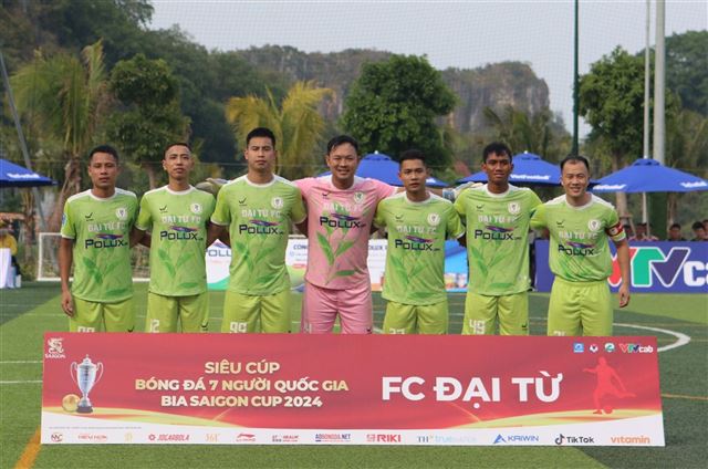 Wika đồng hành Đại Từ FC tại Siêu Cúp Bóng đá 7 người Quốc gia 2024