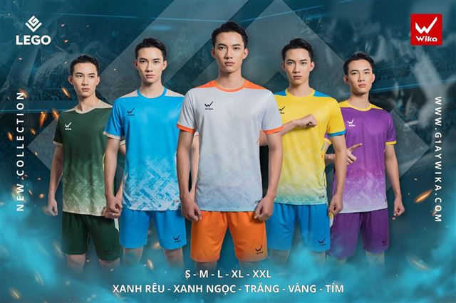 Ra mắt áo bóng đá rẻ - bền - đẹp chính hãng - Wika LEGO