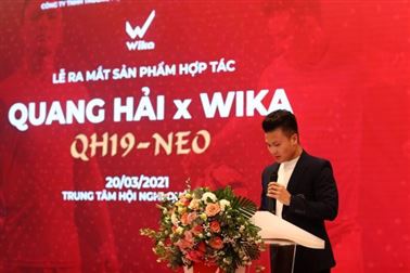 Lễ ra mắt sản phẩm hợp tác Quang Hải và Wika mang tên QH19NEO 