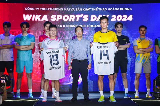 Quang Hải và Hoàng Đức trở thành phi hành gia tại Wika Sports Day 2024
