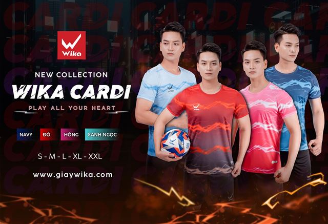 Ra mắt BST áo đấu Wika Cardi - Play All Your Heart