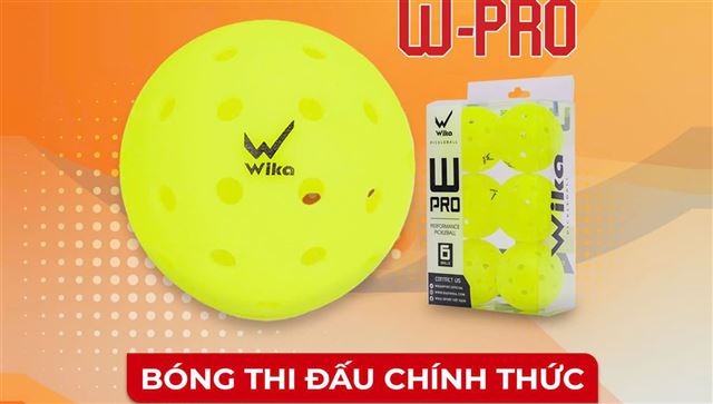 Bóng Pickleball Wika Pro thi đấu chính thức tại Pickleball Championship TikToker Wika Cup 2024