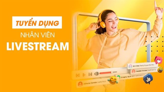 NHÂN VIÊN LIVESTREAM PARTTIME