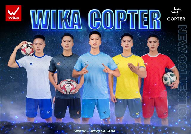 Ra mắt BST Áo Bóng Đá Wika Copter - Sự cải biến hoàn hảo về chất liệu