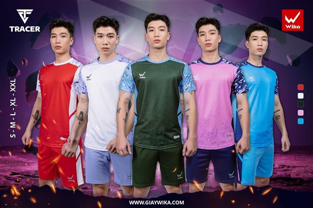 Ra mắt mẫu áo bóng đá Wika Tracer