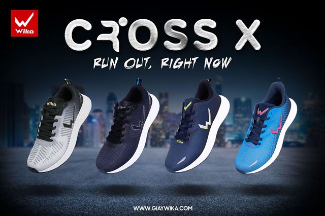 BST Giày thể thao đầu tiên của Wika - Wika Cross X