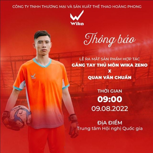 SẢN PHẨM HỢP TÁC GĂNG TAY THỦ MÔN - WIKA ZENO x QUAN VĂN CHUẨN