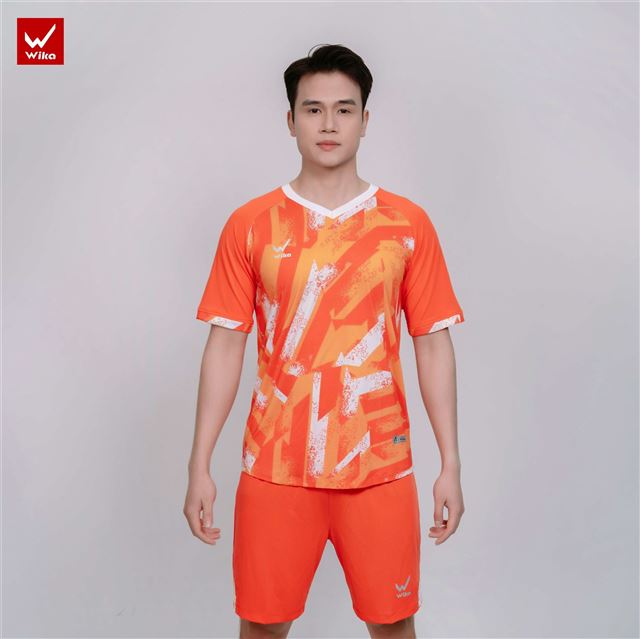 Áo bóng đá Wika Thunder Màu Cam
