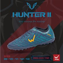 Giày Bóng đá Wika Hunter II - Xanh