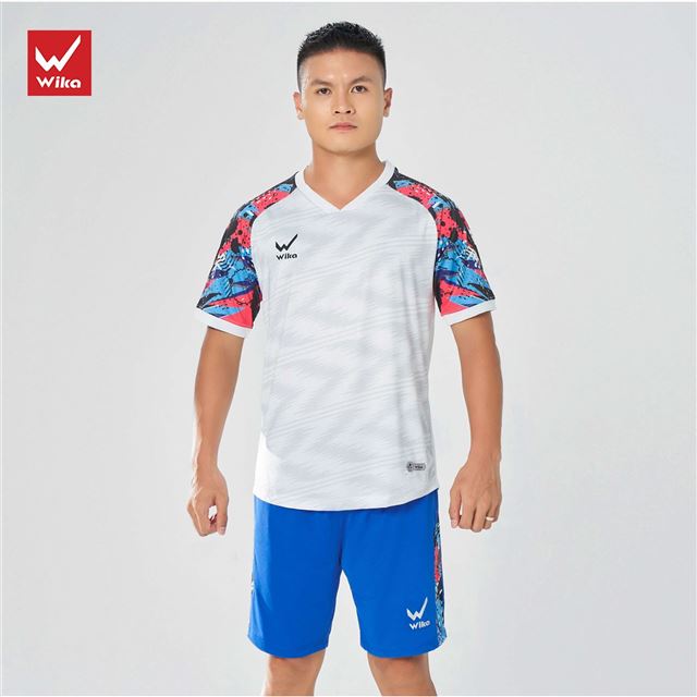 Áo bóng đá Wika Enzo Màu Trắng