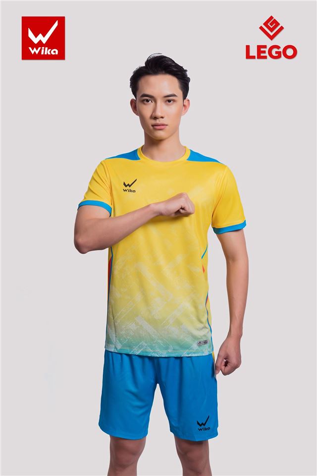 Áo bóng đá Wika LEGO - Màu Vàng