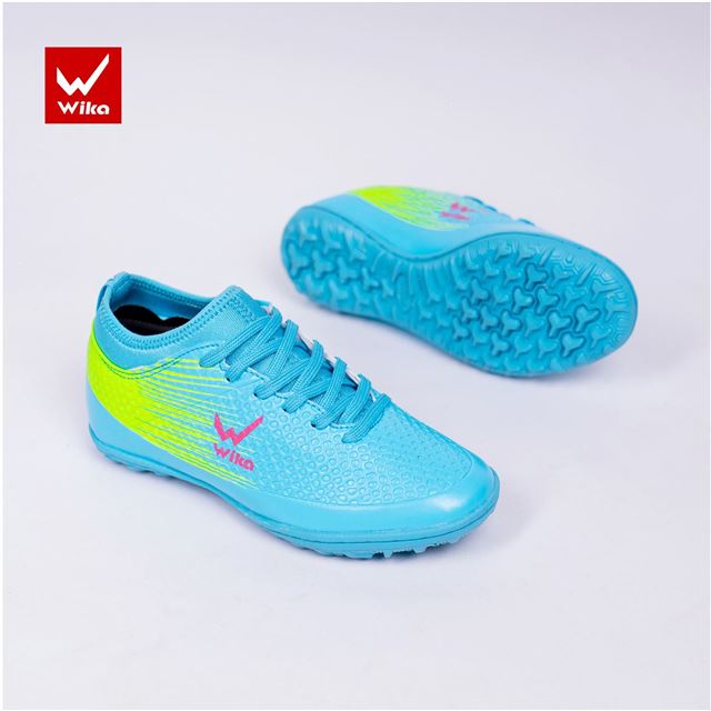 [Màu mới] Giày bóng đá trẻ em Wika Flash Kid - Màu Xanh Ngọc