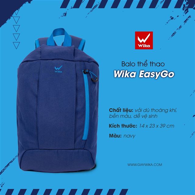 Balo Thể Thao Wika EasyGo - Màu Navy
