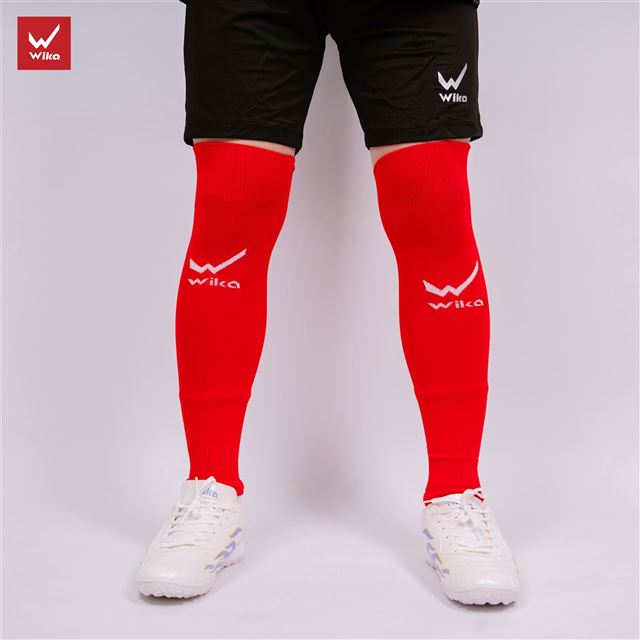 Tất ống chân Wika - Màu Đỏ
