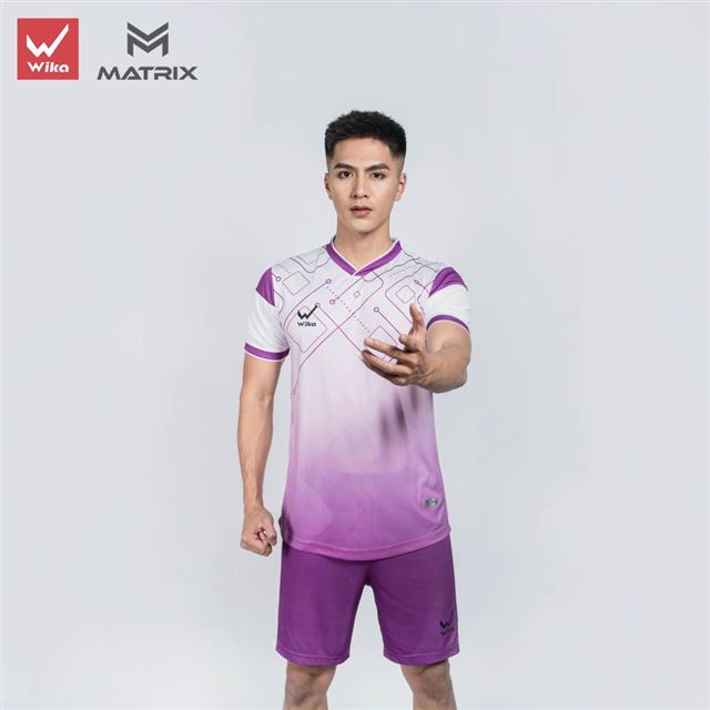 Áo bóng đá Wika Matrix - Tím