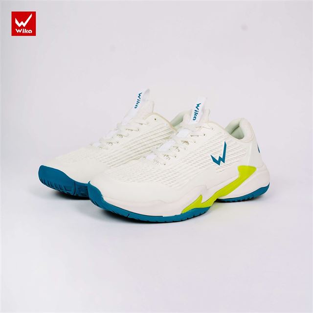 Giày Pickleball Quang Dương Wika Astro Pro Series Màu Trắng 