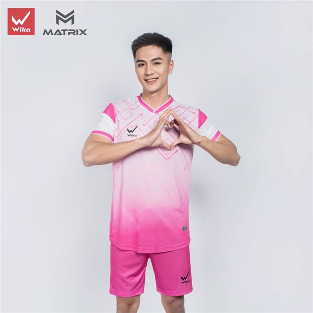 Áo đấu Wika Matrix - Màu Hồng