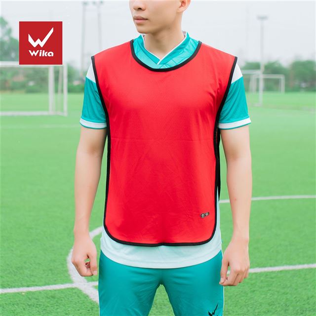 Áo tập Wika dáng hai tà đỏ