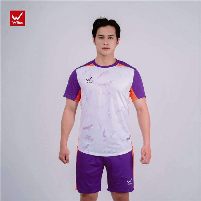 Áo bóng đá Wika Goras Màu Trắng Tím