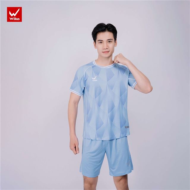 Áo bóng đá Wika Luska Màu Xanh