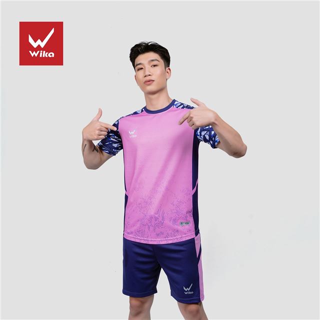 Áo bóng đá Wika Tracer - Màu Hồng