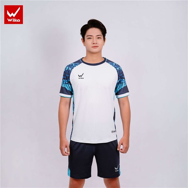 Áo bóng đá Wika Hoka Màu Trắng Navy