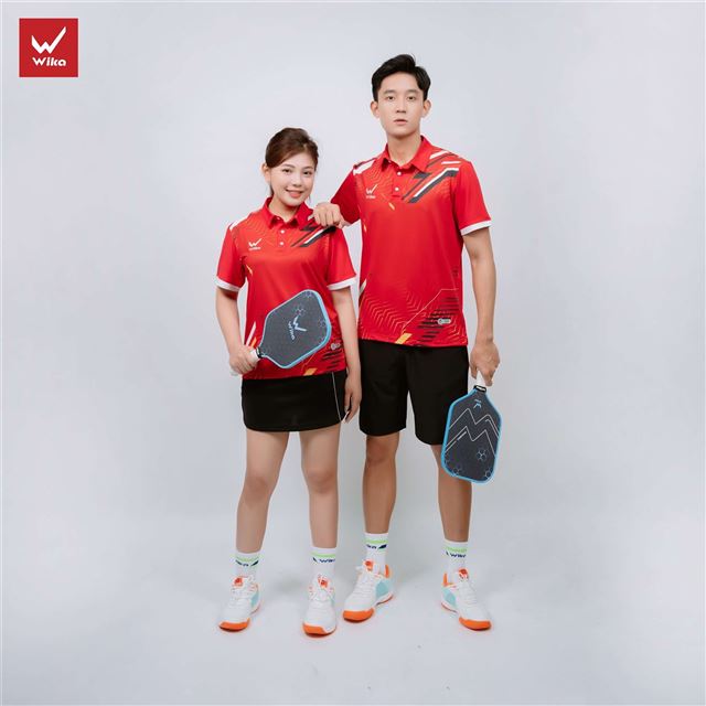 Áo Polo Wika Flick - Màu Đỏ