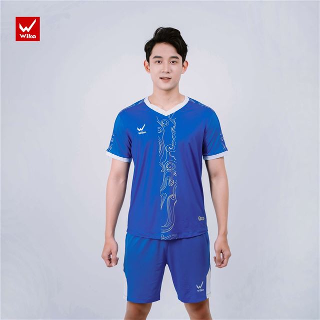 Áo bóng đá Wika Trady Màu Xanh Bích