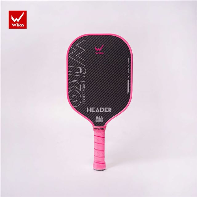Vợt Pickleball Wika Header - Màu Đen Hồng