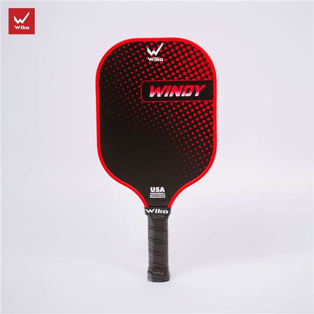 Vợt Pickleball Wika Windy - Màu Đen Đỏ