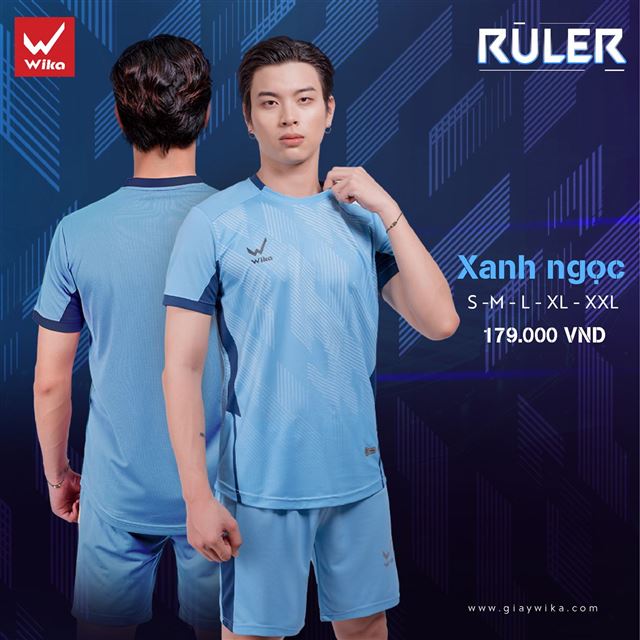 Áo bóng đá Wika Ruler - Xanh Ngọc