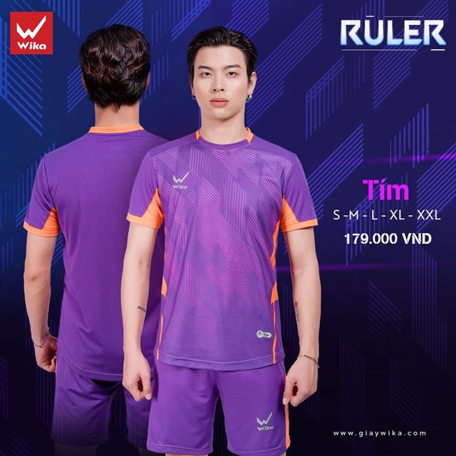 Áo bóng đá Wika Ruler - Tím