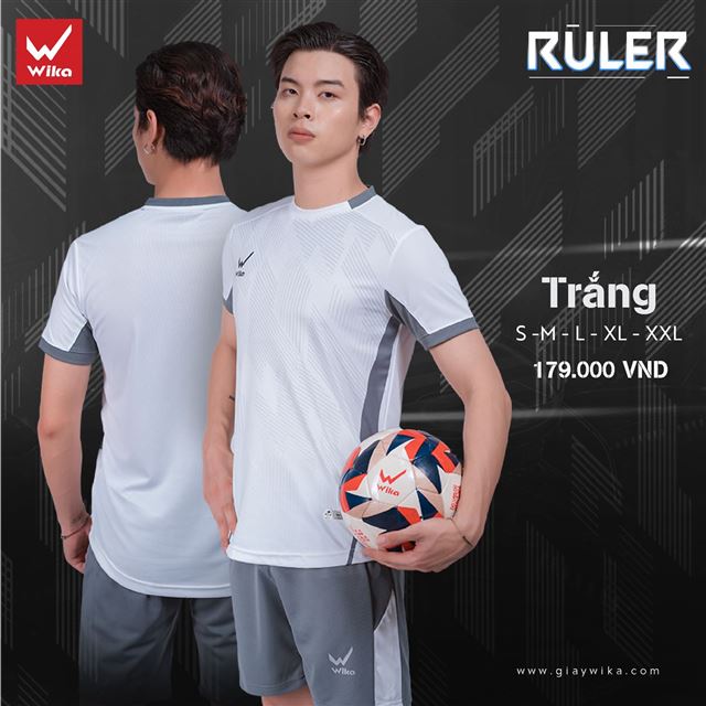 Áo bóng đá Wika Ruler - Trắng