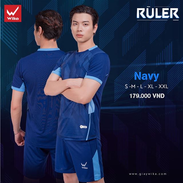 Áo bóng đá Wika Ruler - Navy