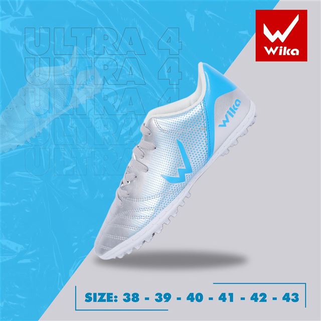 Giày bóng đá Wika Ultra 4 - Màu Bạc