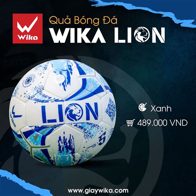 Bóng Wika Lion - Màu xanh