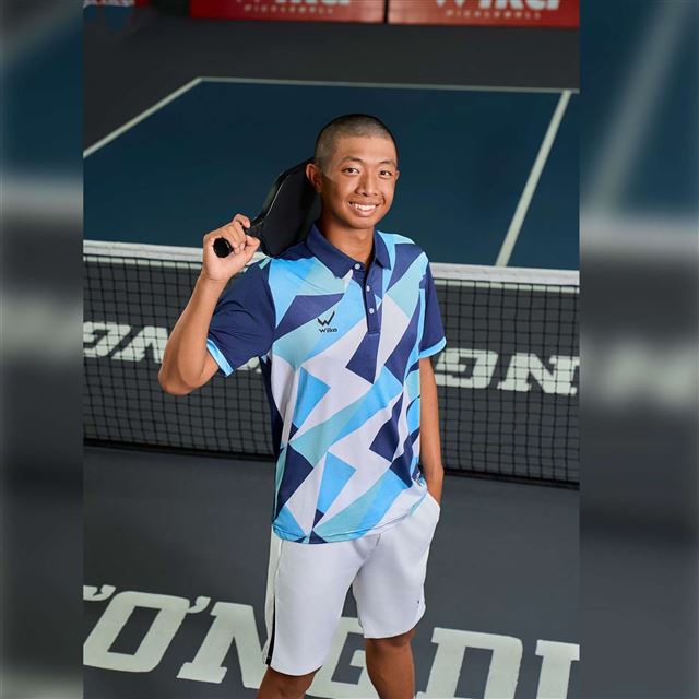 Áo polo Wika Poly Màu Navy