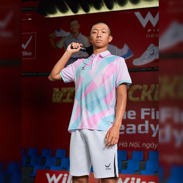 Áo polo Wika Poly Màu Hồng