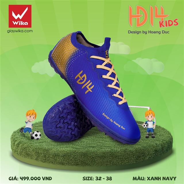 Giày Wika HĐ14 KID - Màu Xanh Navy