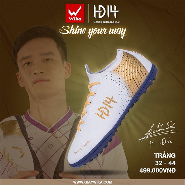 Giày Wika HĐ14 - Màu trắng 