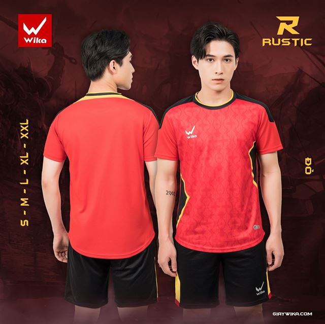 Áo bóng đá Wika Rustic - Màu Đỏ
