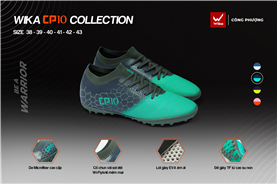 Giày Bóng Đá Wika Công Phượng Xám Xanh - Wika CP10 Collection