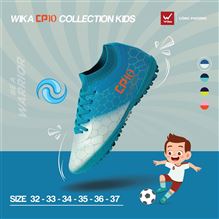 Giày Bóng Đá Wika Công Phượng Wika CP10 Collection - Xanh Bạc