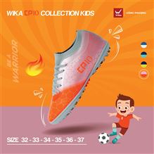 Giày Bóng Đá Wika Công Phượng Wika CP10 Collection - Bạc Cam