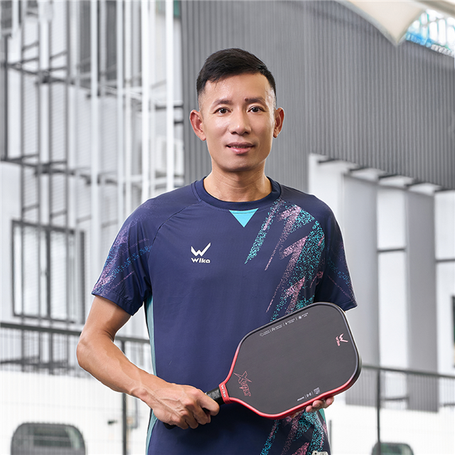 Vợt Pickleball Wika XVolt Linh Muối Trí Chuột Màu Đỏ