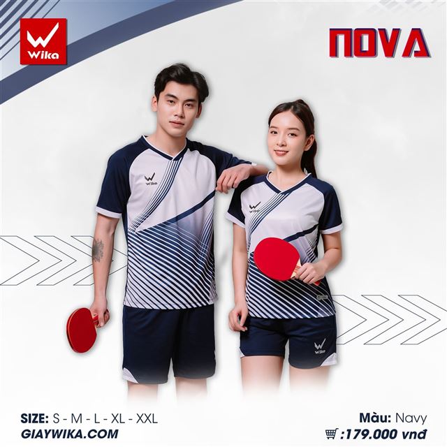 Bộ thể thao Wika Nova - Màu Navy