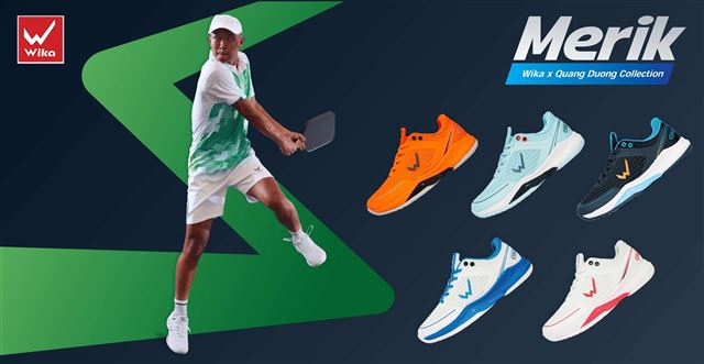 Giày Pickleball Quang Dương Wika Merik Pro Series