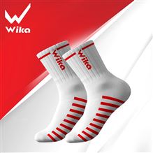 Tất Wika kẻ trắng đỏ